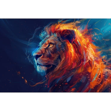 Lion Canvas Modern Art